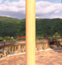 Galtech 121-221 7.5' Cafe & Bristo Wood Manual Lift Outdoor Market Umbrella