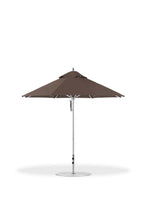Frankford 854CAM 9' Greenwich Pulley Lift Aluminum Market Umbrella