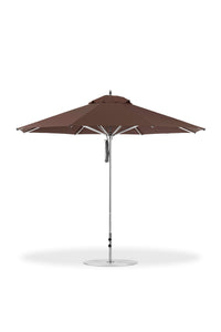 Frankford 864CAM 11' Greenwich Pulley Lift Aluminum Market Umbrella