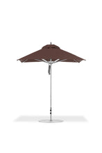 Frankford 864CAM 7.5' x 7.5' Square Greenwich Pulley Lift Aluminum Market Umbrella