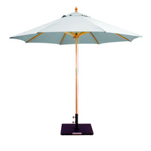 Galtech 132-232 9' Double Pulley Premium Wood Outdoor Market Umbrella