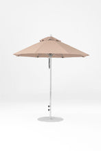 6.5'x6.5' Square Monterey Crank Lift Fiberglass Market Umbrella- No Tilt