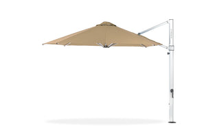 Frankford 880ARU-F 13' Aurora Fiberglass Crank Lift Cantilever Outdoor Market Umbrella