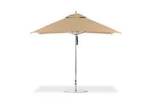 Frankford 883CAM 10' x 10'' G-Series Greenwich Pulley Lift Giant Aluminum Market Umbrella