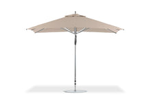 Frankford 882CAM 8.5' x 11'' G-Series Greenwich Pulley Lift Giant Aluminum Market Umbrella