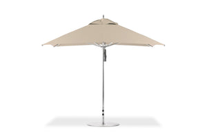 Frankford 883CAM 10' x 10'' G-Series Greenwich Pulley Lift Giant Aluminum Market Umbrella