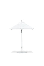 Frankford 454CAM 6.5' x 6.5' Square Greenwich Pulley Lift Aluminum Market Umbrella