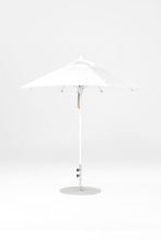 6.5'x6.5' Square Monterey Crank Lift Fiberglass Market Umbrella- No Tilt