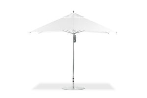 Frankford 883CAM 10' x 10'' G-Series Greenwich Pulley Lift Giant Aluminum Market Umbrella