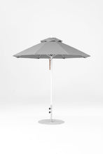 6.5'x6.5' Square Monterey Crank Lift Fiberglass Market Umbrella- No Tilt