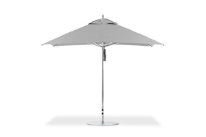 Frankford 883CAM 10' x 10'' G-Series Greenwich Pulley Lift Giant Aluminum Market Umbrella