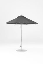 6.5'x6.5' Square Monterey Crank Lift Fiberglass Market Umbrella- No Tilt