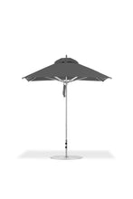 Frankford 864CAM 7.5' x 7.5' Square Greenwich Pulley Lift Aluminum Market Umbrella