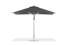 Frankford 882CAM 8.5' x 11'' G-Series Greenwich Pulley Lift Giant Aluminum Market Umbrella