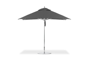 Frankford 883CAM 10' x 10'' G-Series Greenwich Pulley Lift Giant Aluminum Market Umbrella
