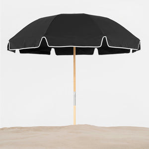 Frankford 844FWB 7.5' Avalon Manual Lift Hexagon Beach Umbrella with Valance