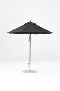 Frankford 454FM 6.5'x6.5' Square Monterey Pulley Lift Fiberglass Market Umbrella