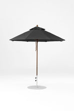 7.5'x7.5' Square Monterey Crank Lift Fiberglass Market Umbrella- No Tilt