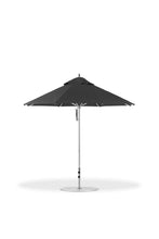 Frankford 854CAM 9' Greenwich Pulley Lift Aluminum Market Umbrella