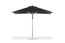 Frankford 882CAM 8.5' x 11'' G-Series Greenwich Pulley Lift Giant Aluminum Market Umbrella