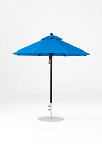 9' Monterey Pulley Lift Fiberglass Market Umbrella