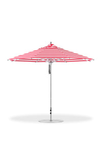 Frankford 864CAM 11' Greenwich Pulley Lift Aluminum Market Umbrella