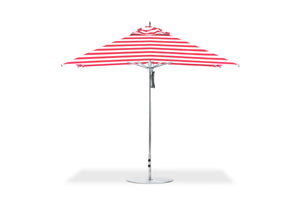Frankford 883CAM 10' x 10'' G-Series Greenwich Pulley Lift Giant Aluminum Market Umbrella