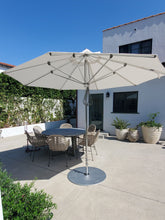 Frankford 880CAM 13' G-Series Greenwich Pulley Lift Giant Aluminum Market Umbrella