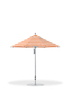 Frankford 854CAM 9' Greenwich Pulley Lift Aluminum Market Umbrella