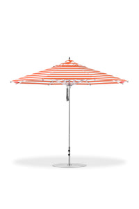 Frankford 864CAM 11' Greenwich Pulley Lift Aluminum Market Umbrella