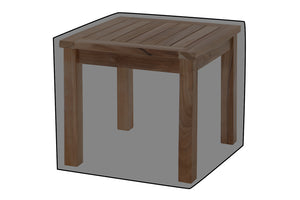 21"x21" Teak Outdoor End Table WeatherMAX Outdoor Weather Cover