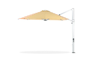 Frankford 880ARU-F 13' Aurora Fiberglass Crank Lift Cantilever Outdoor Market Umbrella