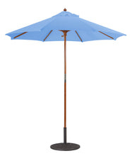 Galtech 121-221 7.5' Cafe & Bristo Wood Manual Lift Outdoor Market Umbrella