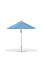 Frankford 854CAM 9' Greenwich Pulley Lift Aluminum Market Umbrella