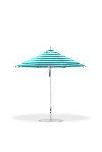 Frankford 854CAM 9' Greenwich Pulley Lift Aluminum Market Umbrella