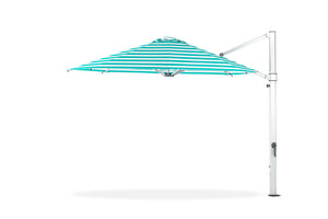 Frankford 880ARU-F 13' Aurora Fiberglass Crank Lift Cantilever Outdoor Market Umbrella