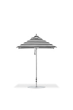 Frankford 454CAM 6.5' x 6.5' Square Greenwich Pulley Lift Aluminum Market Umbrella