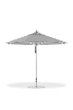 Frankford 864CAM 11' Greenwich Pulley Lift Aluminum Market Umbrella