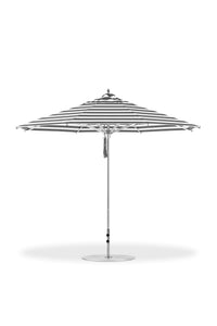 Frankford 864CAM 11' Greenwich Pulley Lift Aluminum Market Umbrella