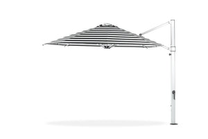 Frankford 880ARU-F 13' Aurora Aluminum Crank Lift Cantilever Outdoor Market Umbrella