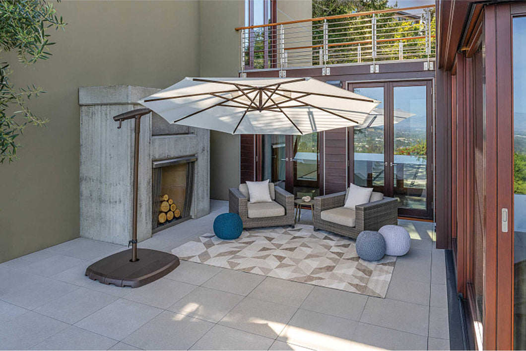 aluminum cantilever patio umbrella gray Domi 10'x10' Umbrella, Windproof Outdoor with 360Rotation, Square Offset Sun Shade Umbrella for Outside Deck Backyard Garden Pool, : Patio, Lawn & Garden With its large 11 ft MOALCOFER 9FT Windproof Cantilever Patio
