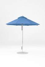 6.5'x6.5' Square Monterey Crank Lift Fiberglass Market Umbrella- No Tilt
