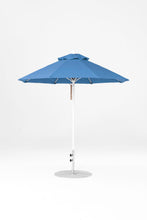 6.5'x6.5' Square Monterey Crank Lift Fiberglass Market Umbrella- No Tilt