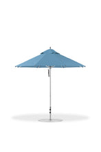 Frankford 854CAM 9' Greenwich Pulley Lift Aluminum Market Umbrella