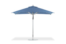 Frankford 882CAM 8.5' x 11'' G-Series Greenwich Pulley Lift Giant Aluminum Market Umbrella