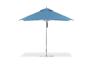 Frankford 883CAM 10' x 10'' G-Series Greenwich Pulley Lift Giant Aluminum Market Umbrella