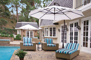 double wind vent patio umbrella Treasure Garden 11' Double Wind Vent Octagon Collar Tilt Crank Lift Ma – Willow Creek Designs
