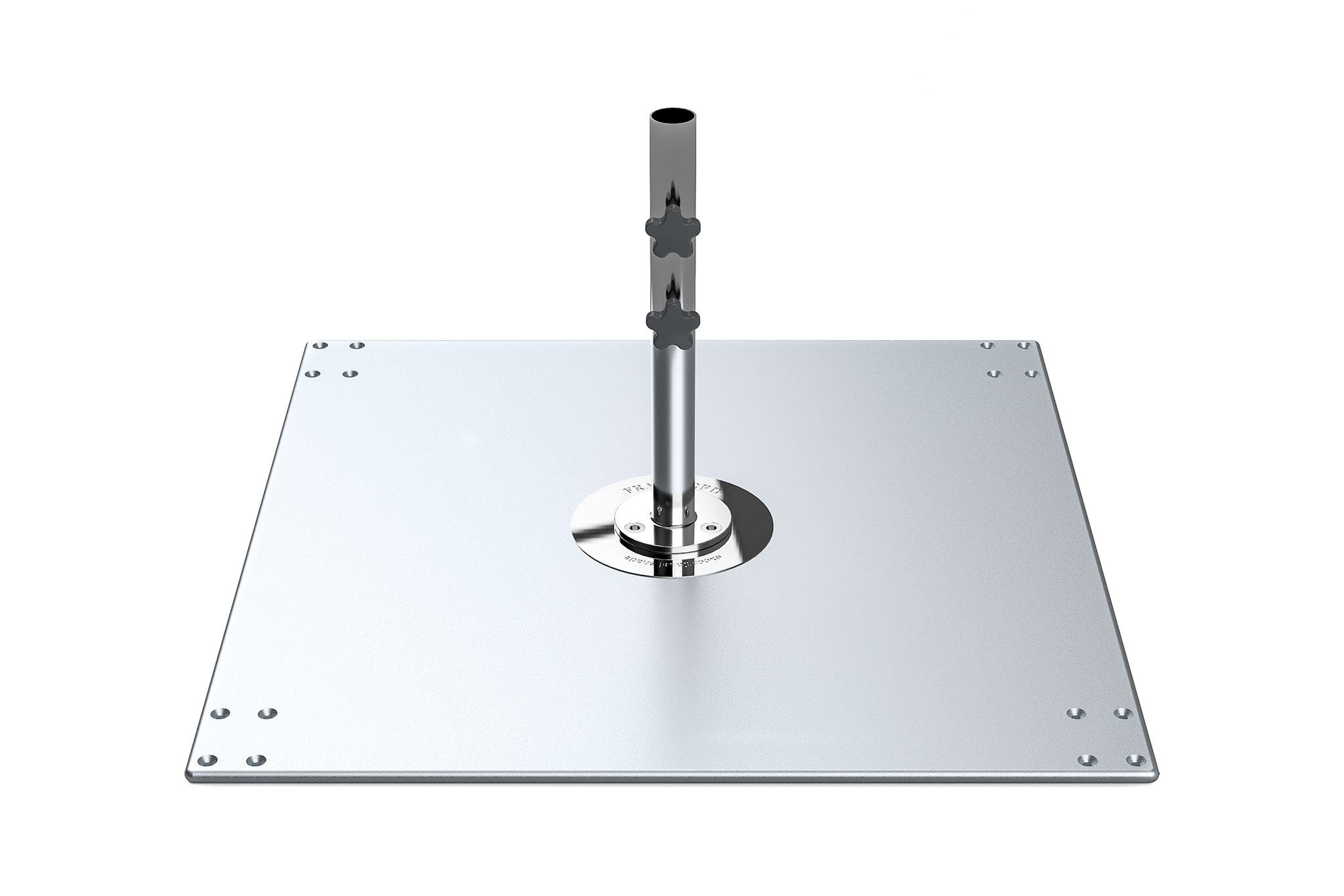 Frankford 36G-SQ+18ST2 Square Max Galvanized Steel Stack Mounting Base ...