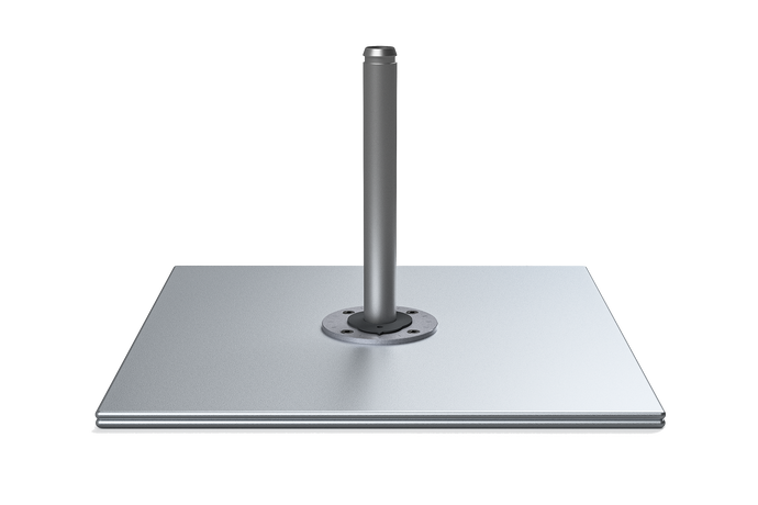 Frankford 36G-SQX2 Square Max Galvanized Steel Stack Mounting Base for Aurora Cantilever Umbrella