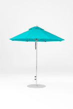 6.5'x6.5' Square Monterey Crank Lift Fiberglass Market Umbrella- No Tilt